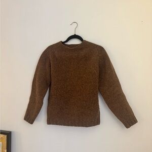 Cozy Brown Crew Neck Sweater